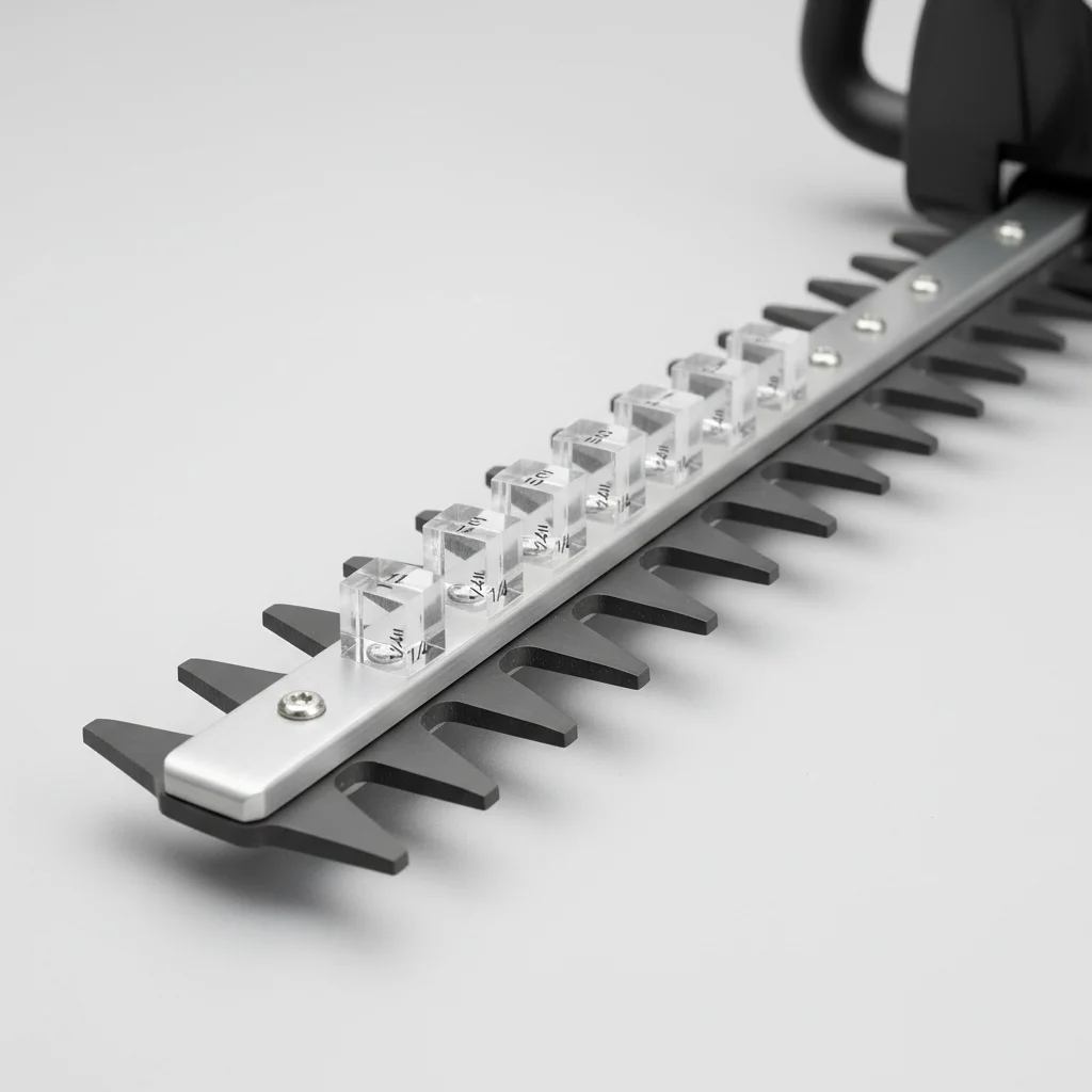hedge trimmer blade gap